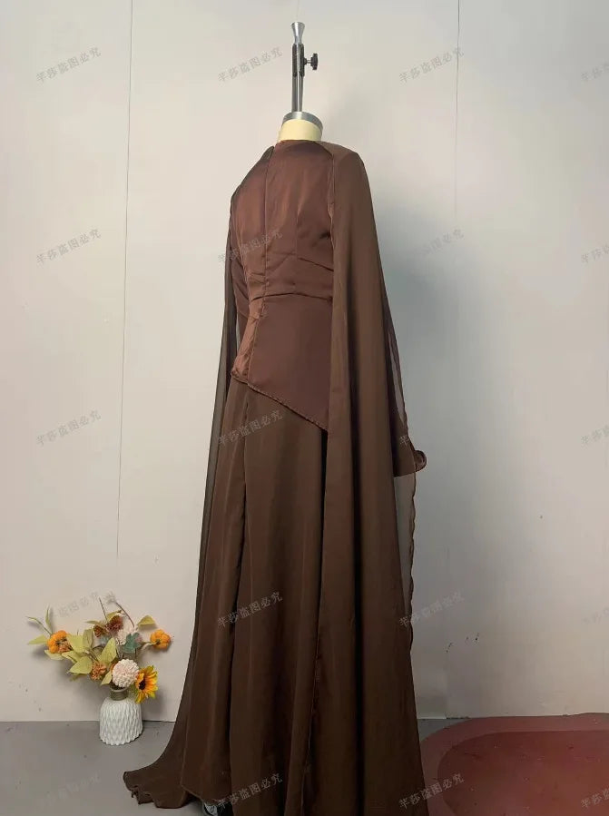 Abaya Dubaï Jalabiya Élégante Pour Femme – vue 5
