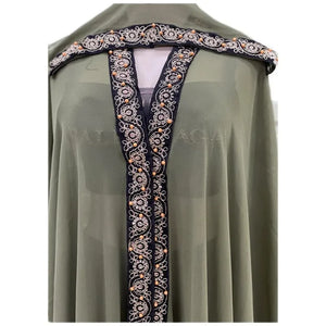 Abaya Farasha à Capuche Manches Papillon – vue produit 4