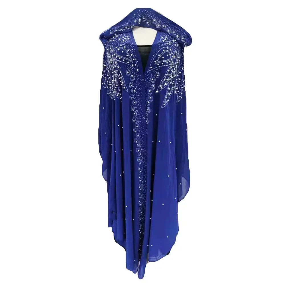 Abaya Farasha à Capuche Manches Papillon – vue produit 8
