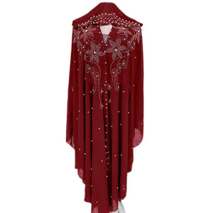 Abaya Farasha à Capuche Manches Papillon – vue produit 13