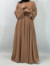 Abaya Kaftan Luxe Femme Musulmane – détail de la coupe