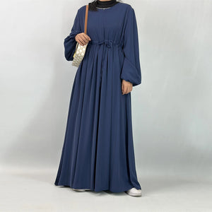 Abaya Kaftan Luxe Femme Musulmane – présentation du modèle, vue 9