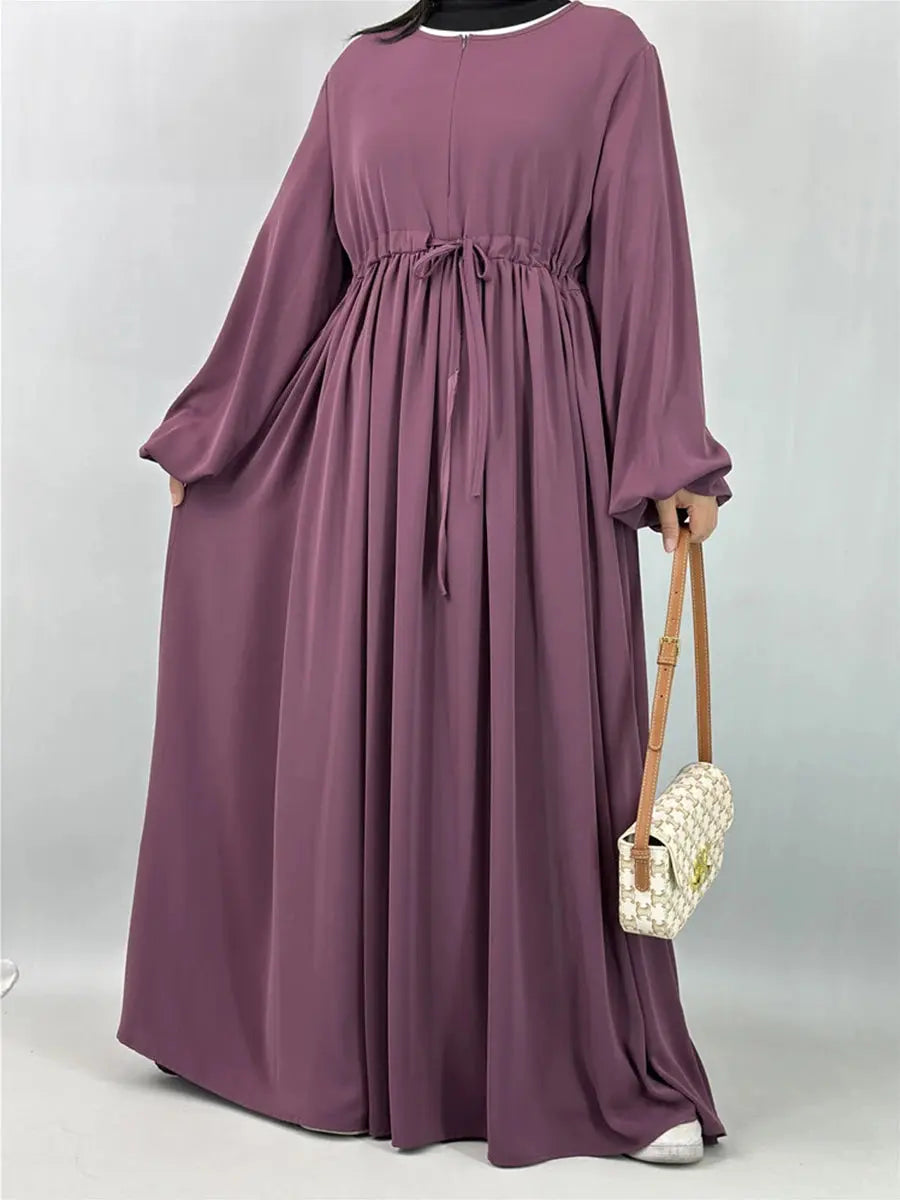 Abaya Kaftan Luxe Femme Musulmane – vue principale – Maison Layina