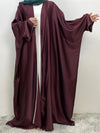 Abaya Kimono Diamants Pour Femme – vue du modèle, image 7
