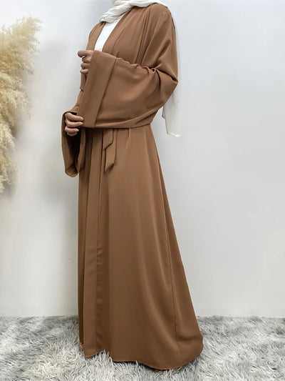 Abaya Kimono Ouverte Pour Femme – vue du modèle, image 5
