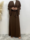 Abaya Kimono Ouverte Pour Femme – vue du modèle, image 11