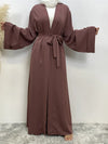 Abaya Kimono Ouverte Pour Femme – vue du modèle, image 12