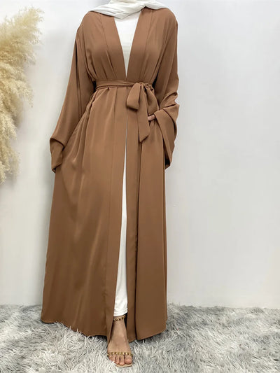 Abaya Kimono Ouverte Pour Femme – vue du modèle, image 14
