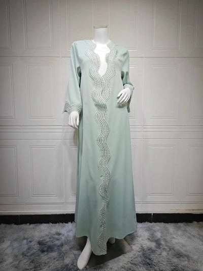 Abaya Longue Ouverte Cardigan – vue du modèle, image 7