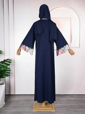 Abaya luxe boubou djellaba pour femme – tissu et finitions – Maison Layina