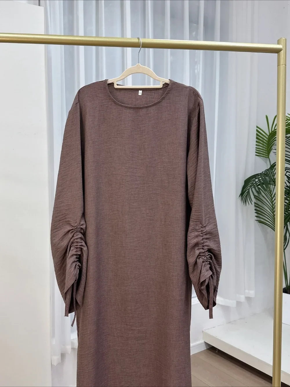Abaya Marocaine Manches Nouées – vue produit 8