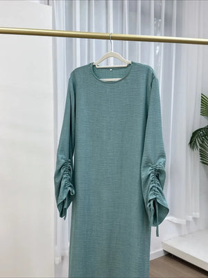 Abaya Marocaine Manches Nouées – vue produit 9