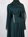Abaya Nida Chaîne Cristal Pour Femme – vue principale sans marquage