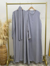 Abaya Nida Chaîne Cristal Pour Femme – vue du modèle, image 10
