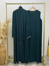 Abaya Nida Chaîne Cristal Pour Femme – vue du modèle, image 11