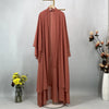 Abaya Ouverte Mousseline Kimono – vue du modèle, image 9