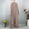 Abaya Ouverte Mousseline Kimono – vue du modèle, image 13