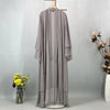 Abaya Ouverte Mousseline Kimono – vue du modèle, image 15