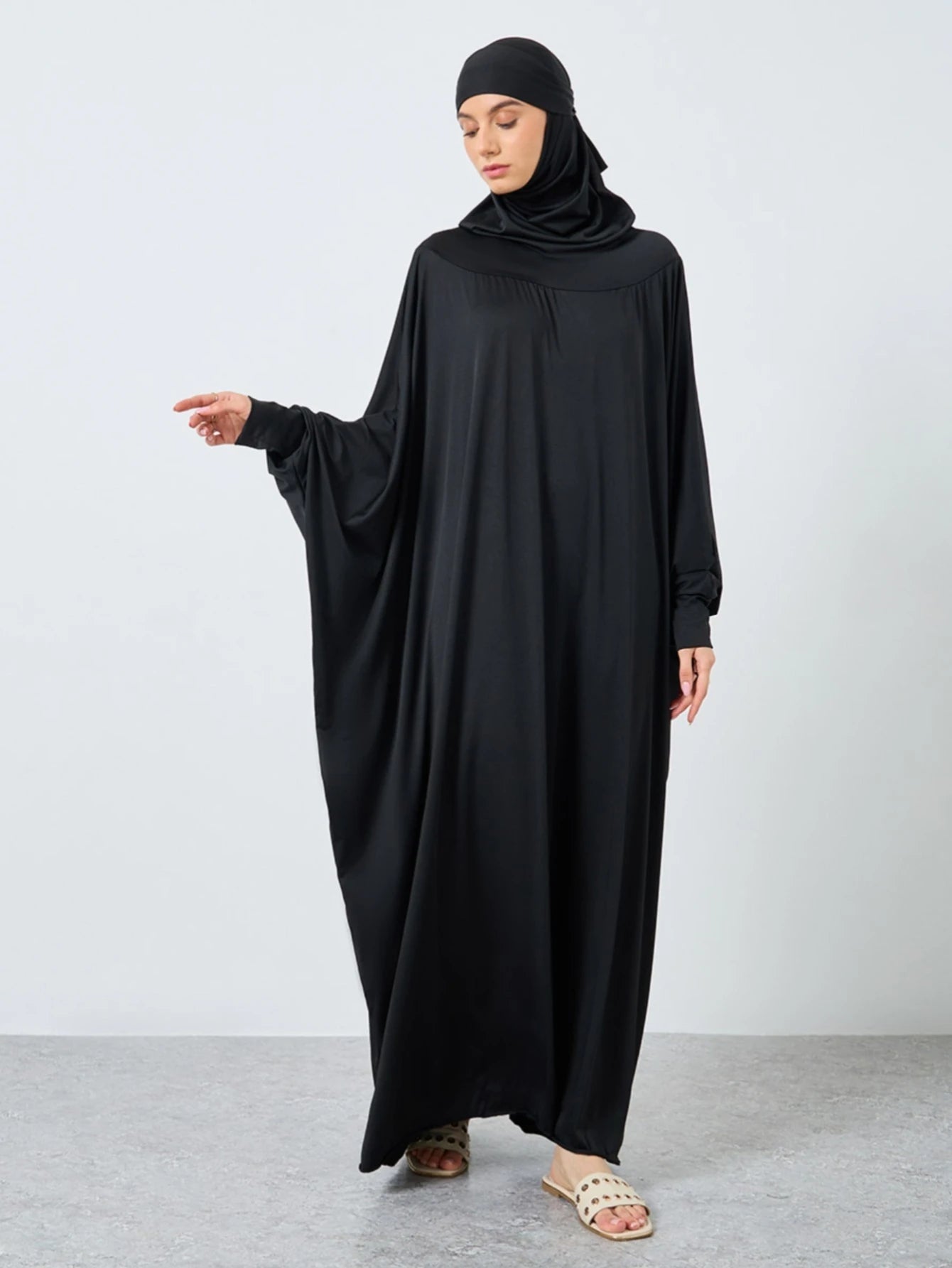 Abaya de Prière avec Hijab Pour Femme – vue produit 3