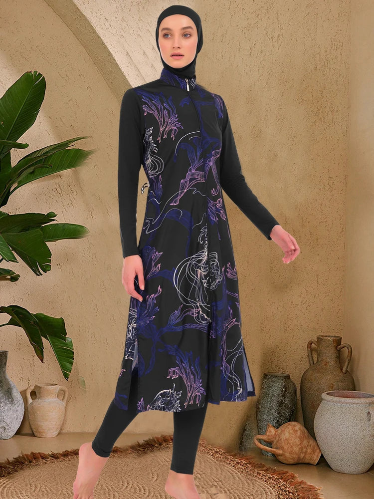 Burkini Déperlant 3 Pièces Pour Femme – vue produit 9