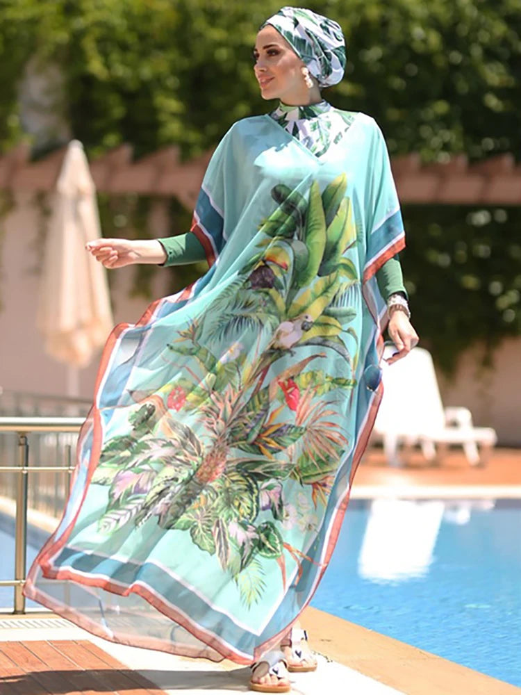 Burkini Femme Grande Taille 3 ou 4 Pièces – vue produit 2