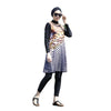Burkini Grande Taille Graphique Sable 3 ou 4 Pièces – 3 pièces