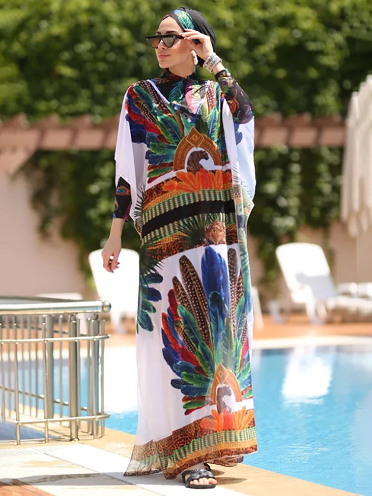 Burkini Femme Grande Taille 3 ou 4 Pièces – vue produit 17
