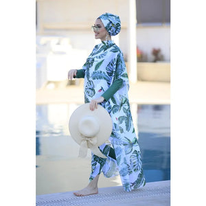 Burkini Imprimé 4 Pièces Grande Taille – vue produit 9