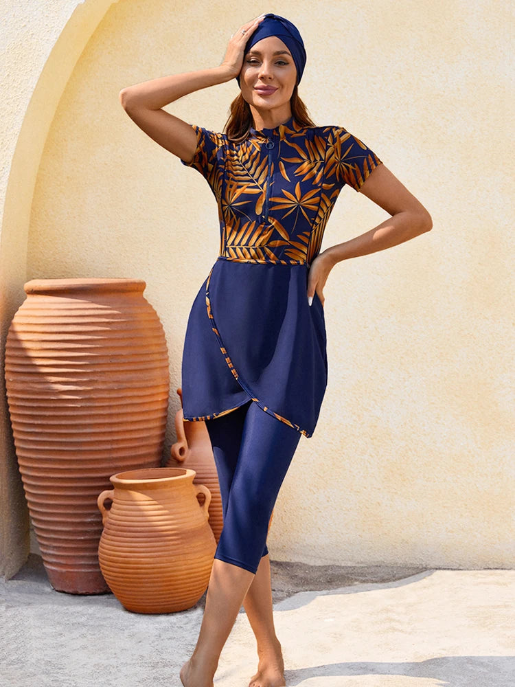 Burkini Manches Courtes 3 Pièces – vue produit 7
