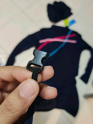Burkini sport grande taille 3 pièces – vue de détail 2