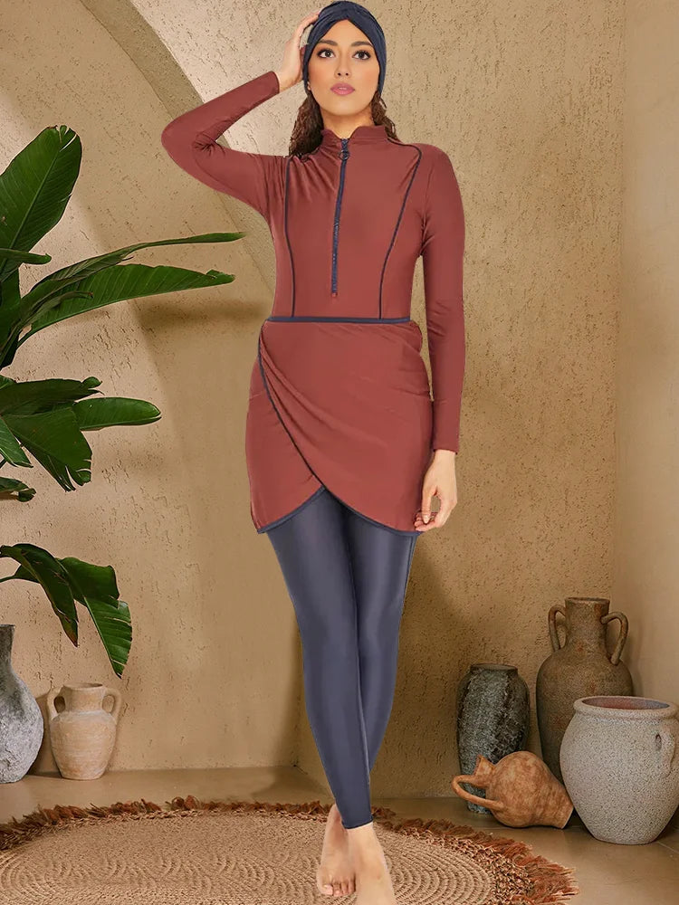 Burkini Tropical 3 Pièces UPF 50+ – vue produit 6