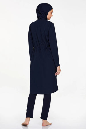 Burkini zippé 3 pièces UPF 50+ – vue de détail 4