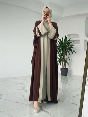 Ensemble Kaftan 2 Pièces Pour Femme – détail du tissu et des finitions
