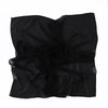 Hijab Carré Mousseline 110 × 110 cm – Tons Essentiels en noir – Maison Layina