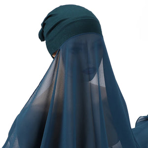 Hijab Instantané Bonnet et Mousseline – vue 7