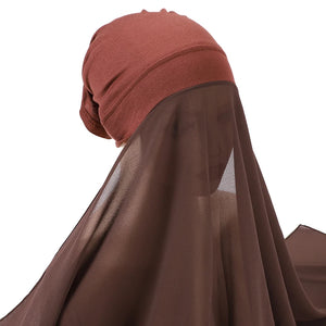 Hijab Instantané Bonnet et Mousseline – vue 11