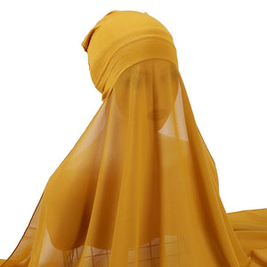 Hijab Instantané Bonnet et Mousseline – vue 12