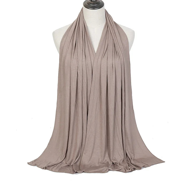 Hijab Jersey Modal Coton Pour Femme – vue produit 8 – Maison Layina
