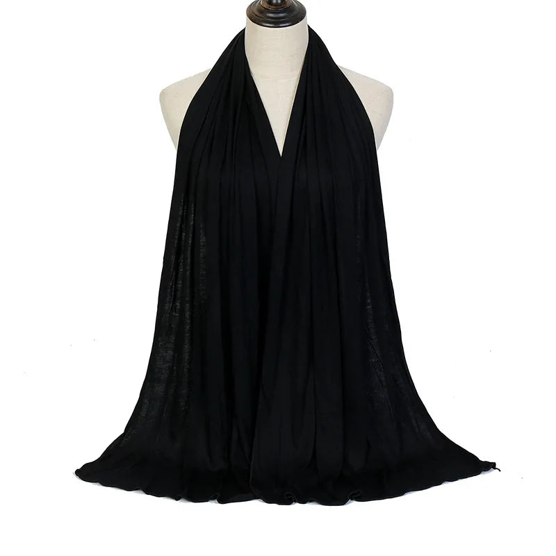 Hijab Jersey Modal Coton Pour Femme – vue produit 17 – Maison Layina