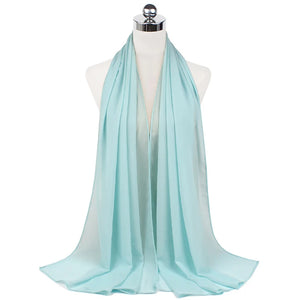 Hijab Mousseline Longue 70 × 180 cm – vue 5