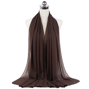 Hijab Mousseline Longue 70 × 180 cm – vue 7