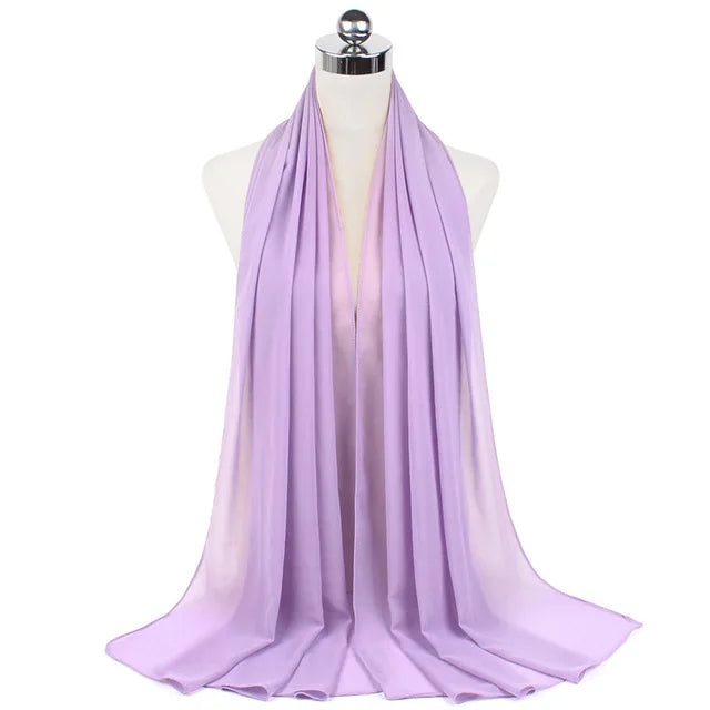 Hijab Mousseline Longue 70 × 180 cm – vue 9