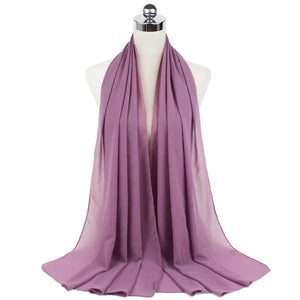 Hijab Mousseline Longue 70 × 180 cm – vue produit 35 – Maison Layina