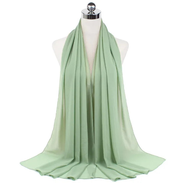 Hijab Mousseline Longue 70 × 180 cm – vue produit 49 – Maison Layina