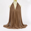 Hijab Mousseline Uni Long Pour Femme – tissu, coupe et finitions – Maison Layina