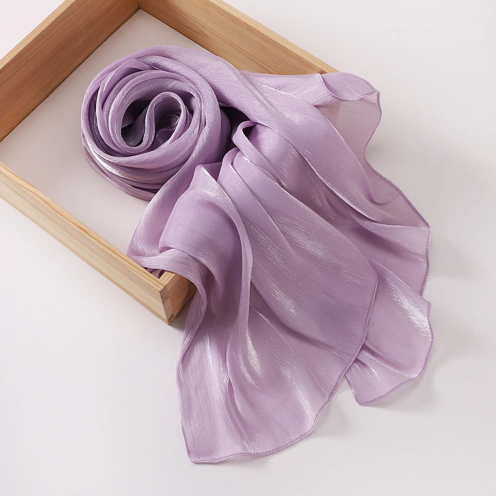 Hijab Plissé Scintillant Malaisien – vue produit 7 – Maison Layina