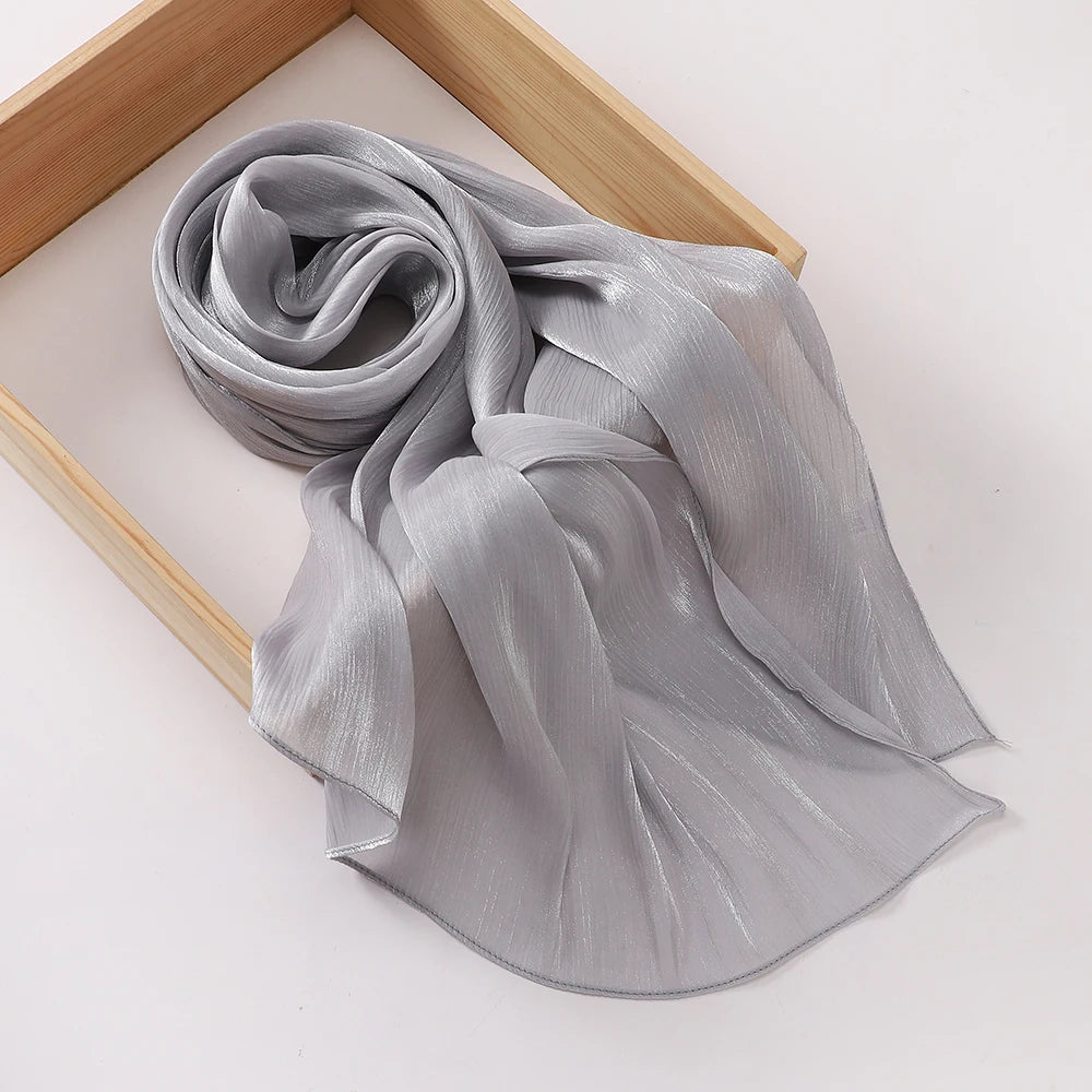 Hijab Plissé Scintillant Malaisien – vue produit 16 – Maison Layina