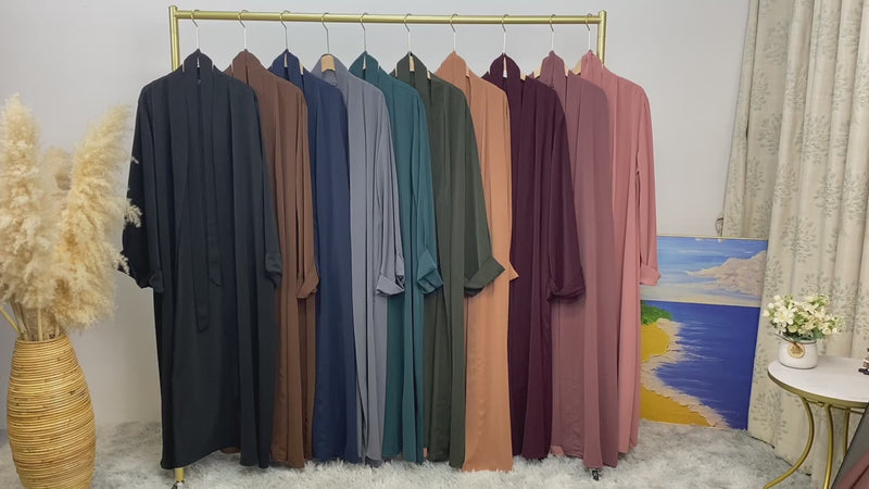Abaya Kimono Ouverte Pour Femme - Maison Layina
