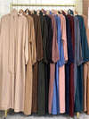 Robe Élégante Caftan Marocain À Poches – vue du modèle, image 6