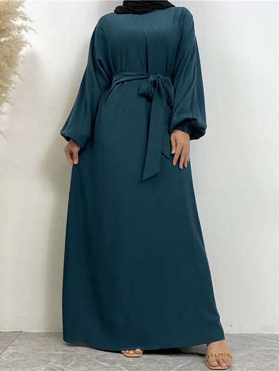 Robe Élégante Caftan Marocain À Poches – vue du modèle, image 13